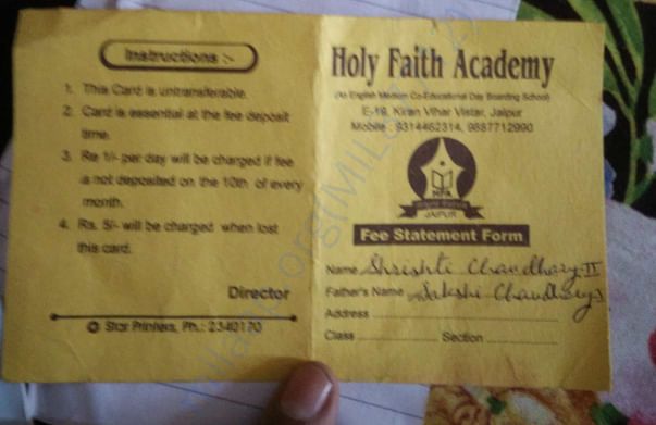 Previous Fees Details (Name of my both daughers)