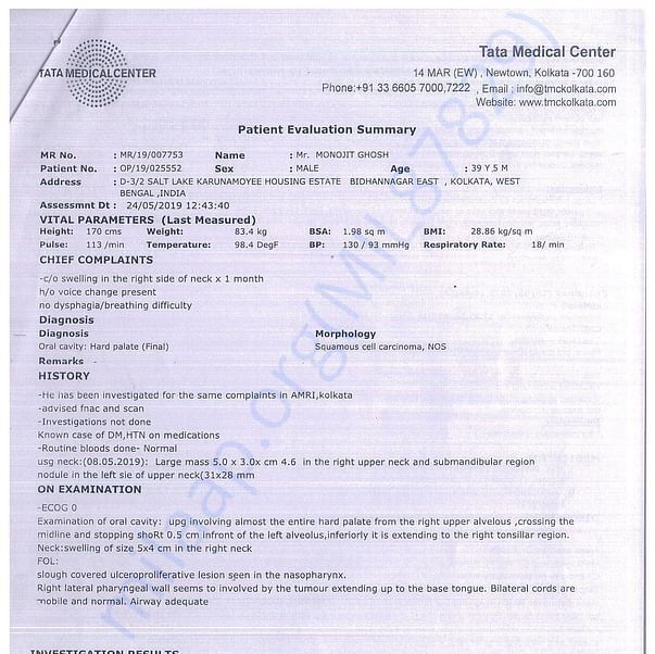 Medical Report