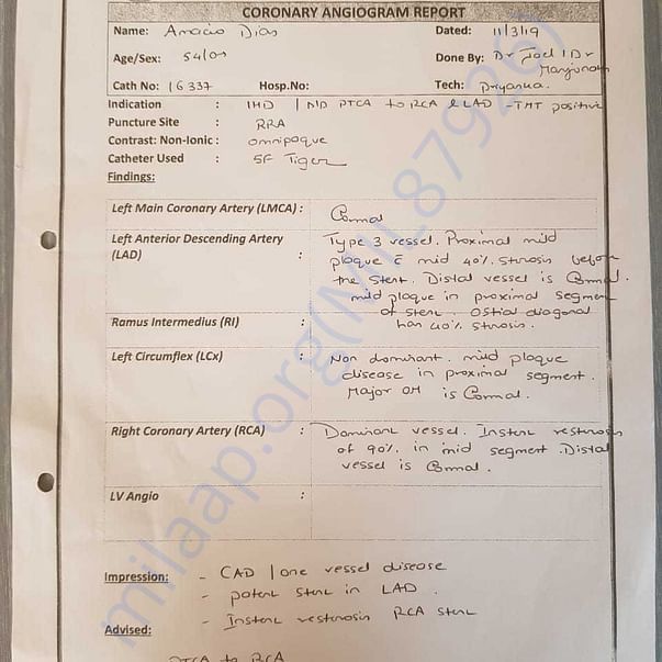 Medical Report