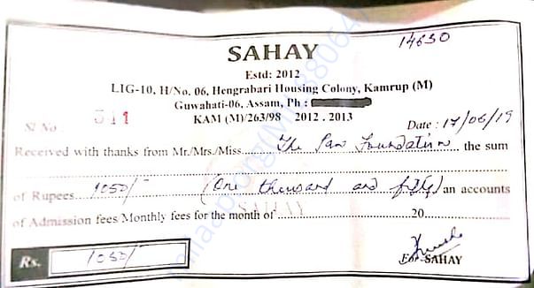 Payment Receipt