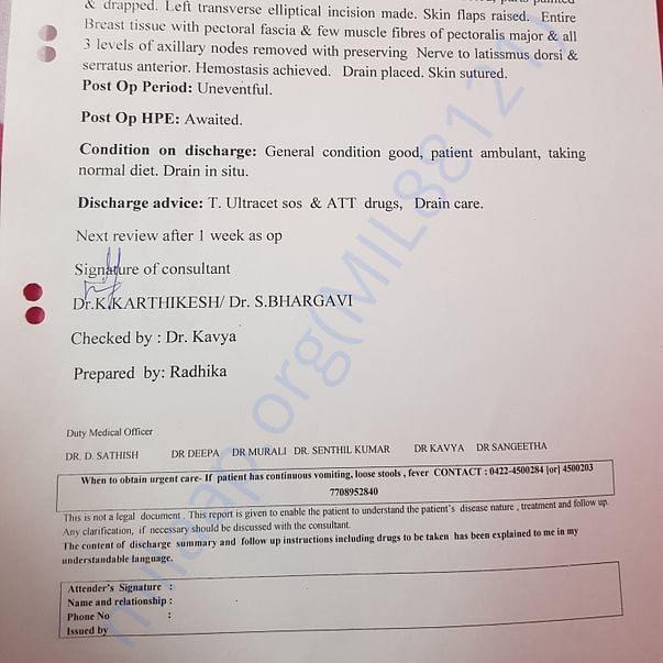 Medical Report
