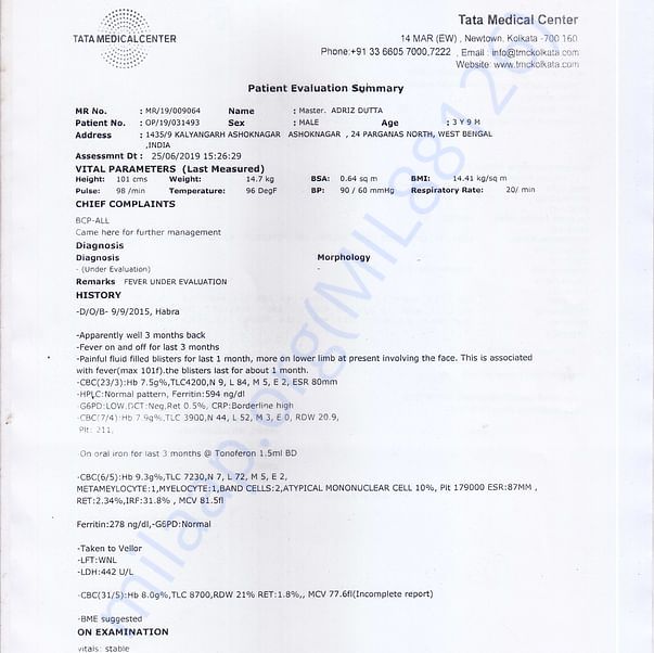 Medical Report