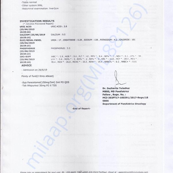 Medical Report