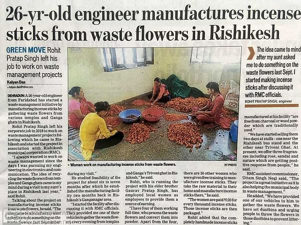 Help us for women empowerment and clean Ganga river initiative