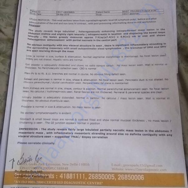 Medical Report