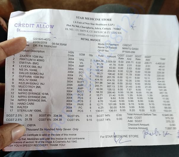 Every day medicine bills