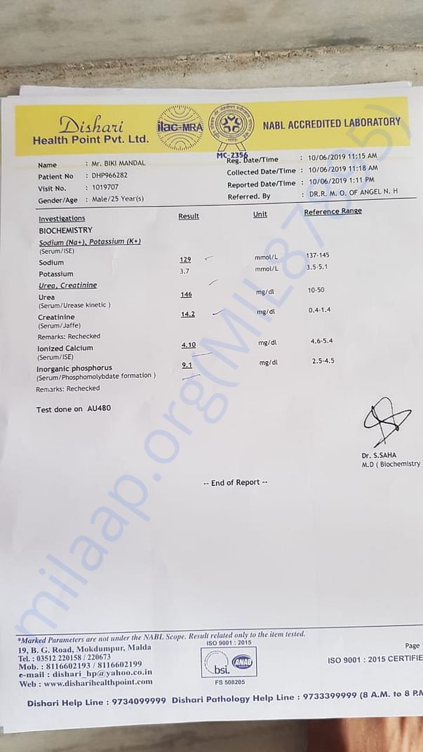 BIOCHEMISTRY REPORT