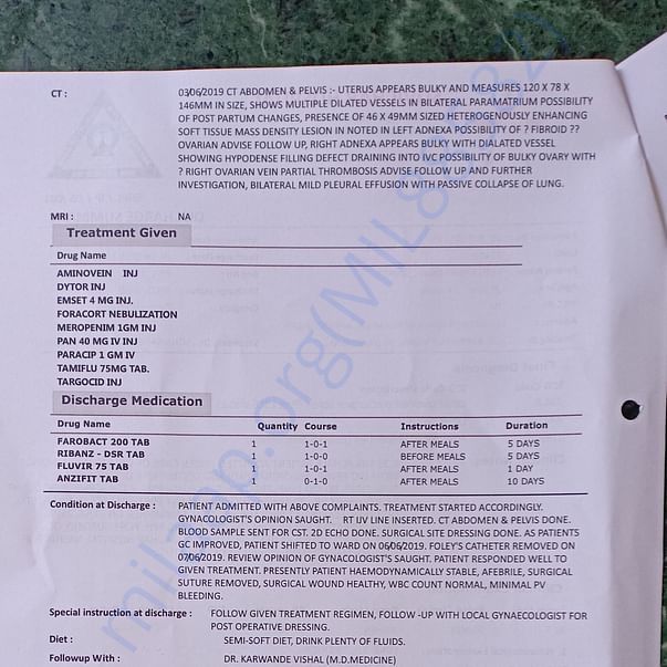 Medical Report