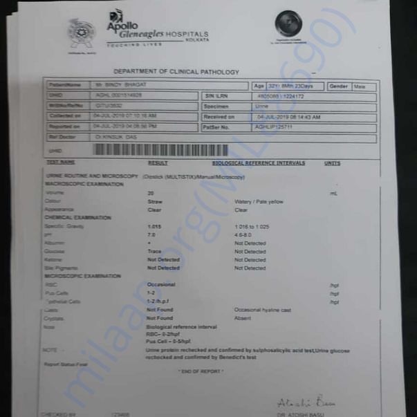 Medical Report