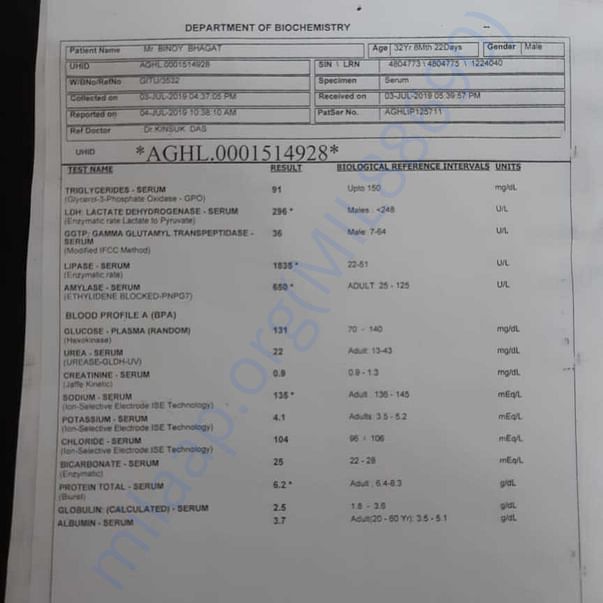 Medical Report