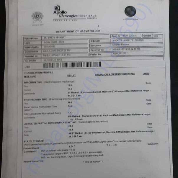 Medical Report