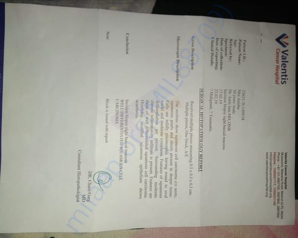 Biopsy report