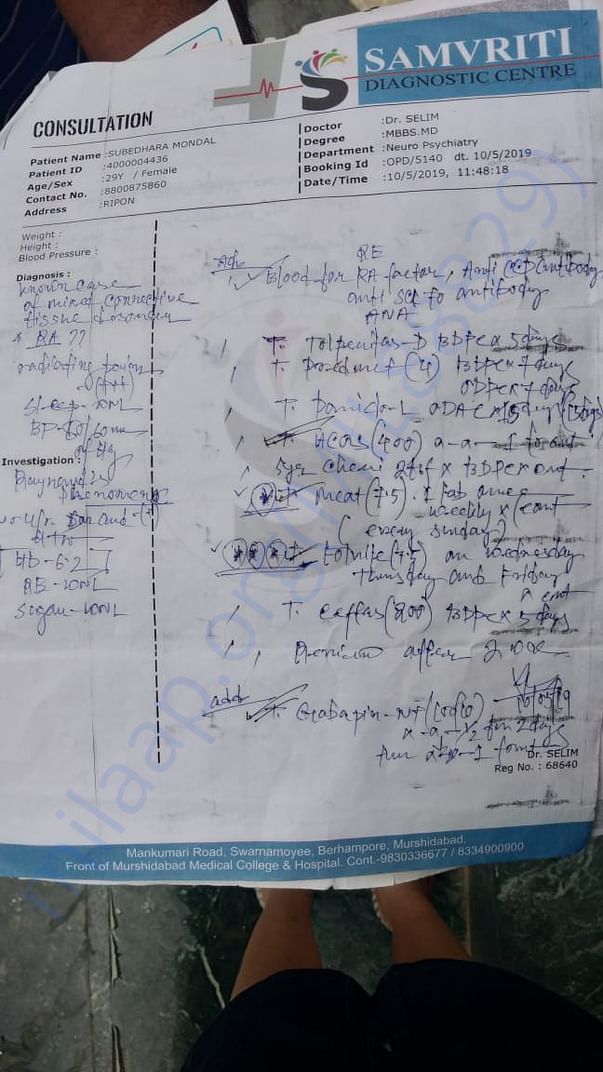 Diagnosis - Mixed Connective Tissue Disorder