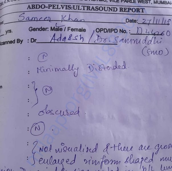 Medical Report