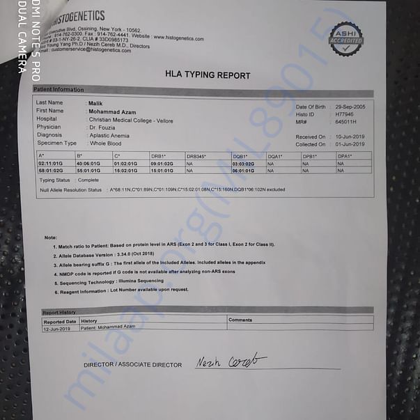 Medical Report