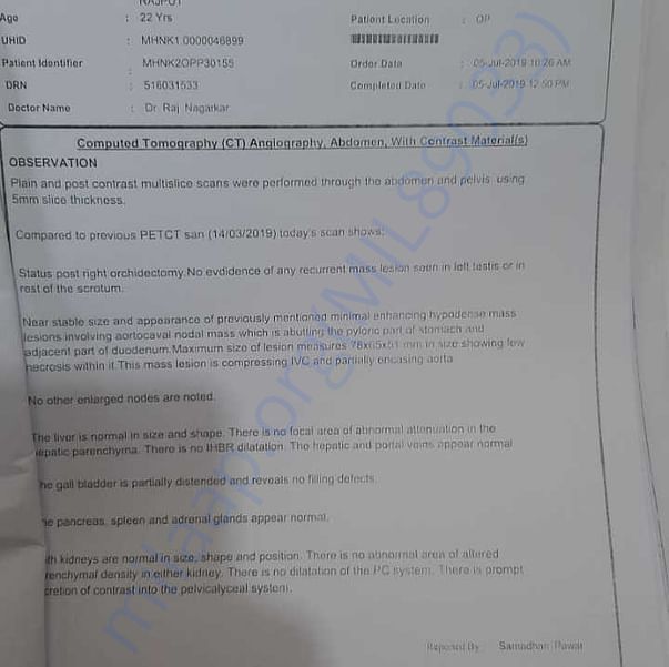 Medical Report
