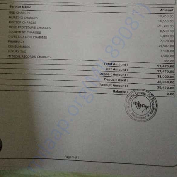 Medical Bill