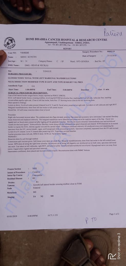 Hospital report