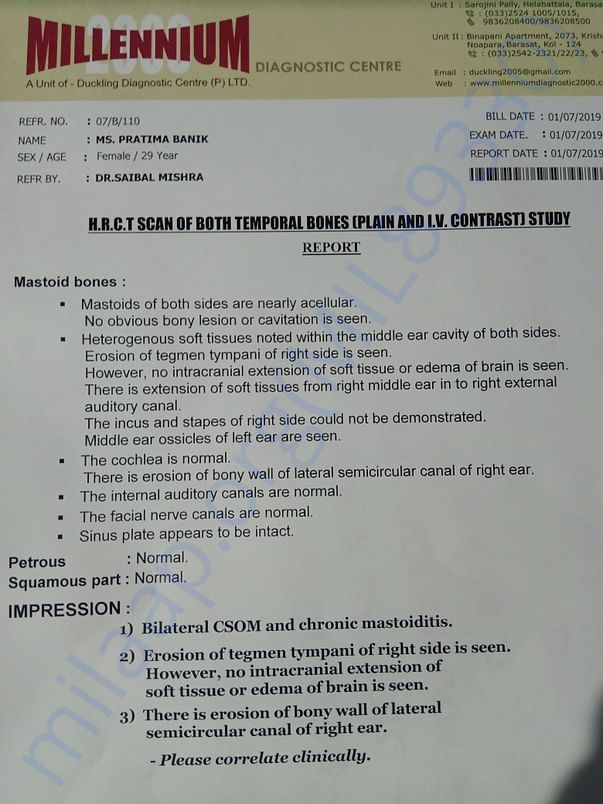 Hospital report