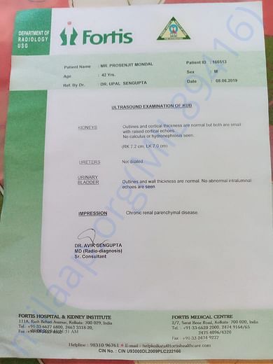 Hospital report