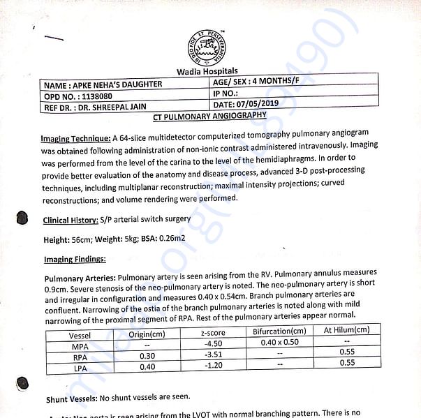 Medical Report