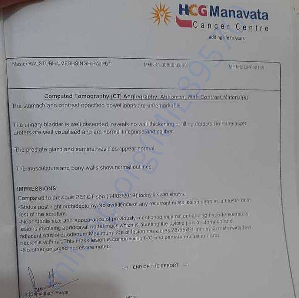 Medical Report