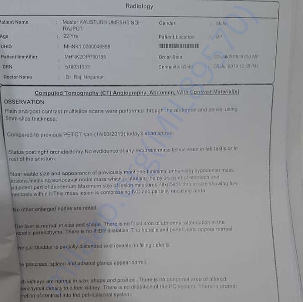 Medical Report