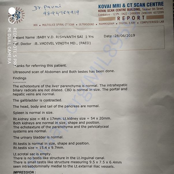 Medical Report