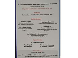 Universal Signers Association of the Deaf , Karnataka Deaf youth forum