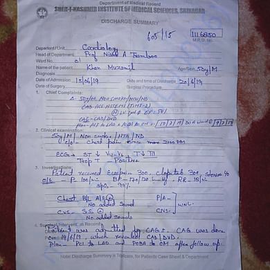Hospital report