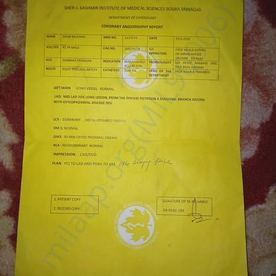 Hospital report