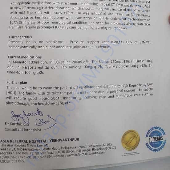 Medical Report