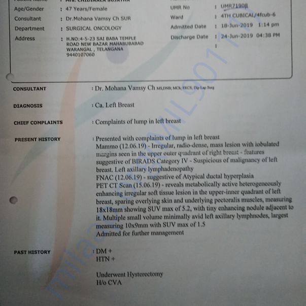 Medical Report