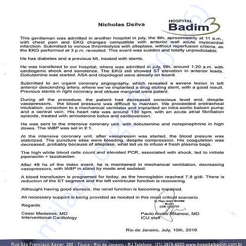 Admission letter