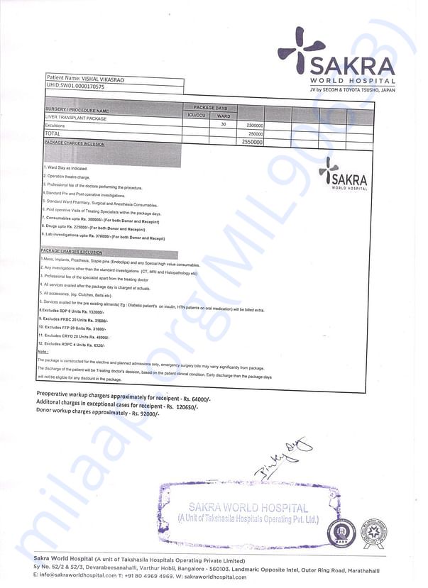 Hospital report