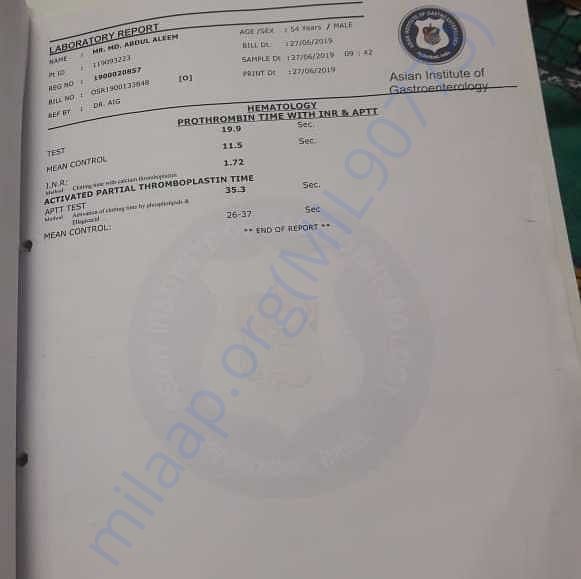 Medical Report