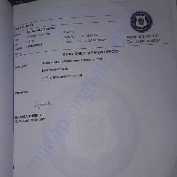 Medical Report