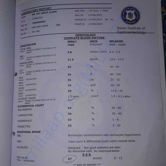 Medical Report