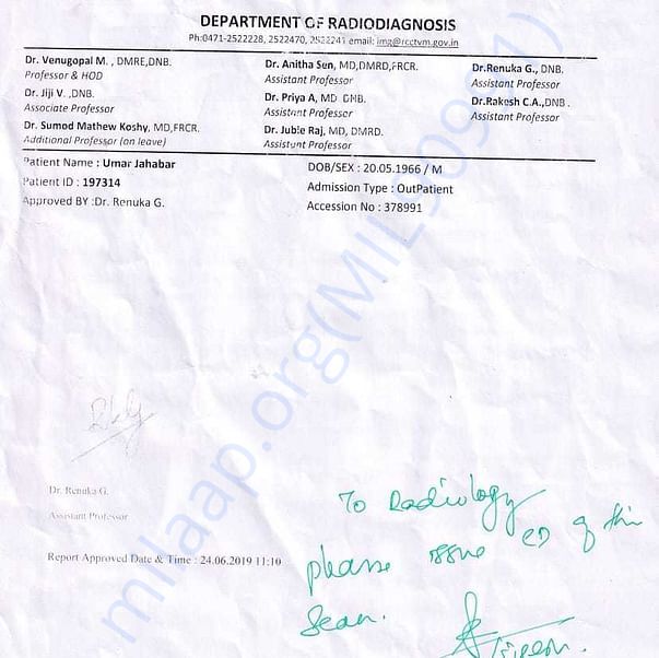 Medical Report