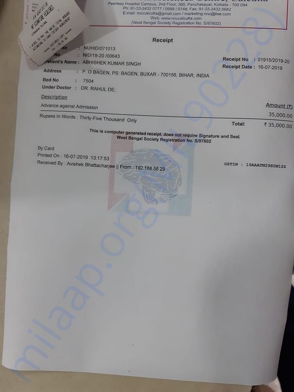 Medical bill