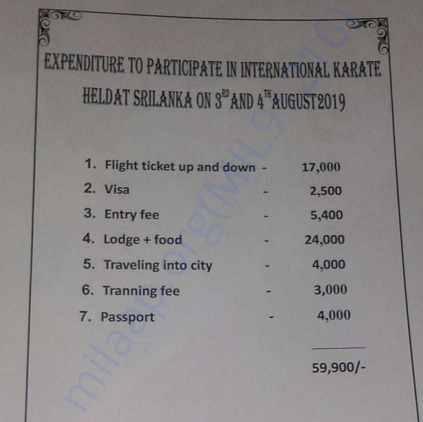 Estimation Letter