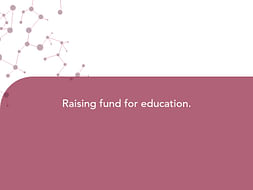 Raising fund for education.