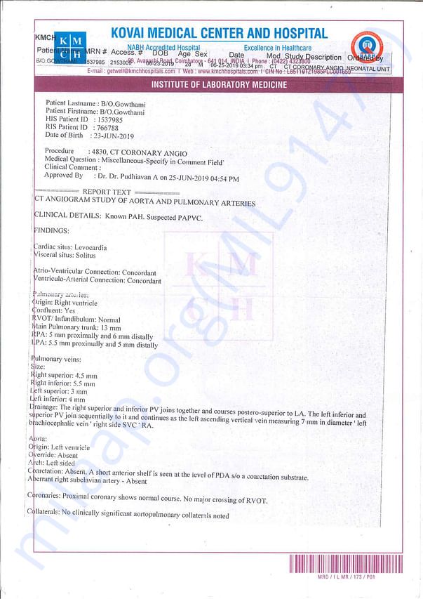 Medical Report