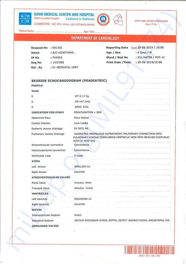 Medical Report