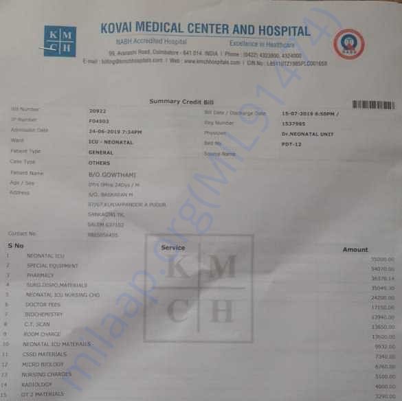 Medical Bill