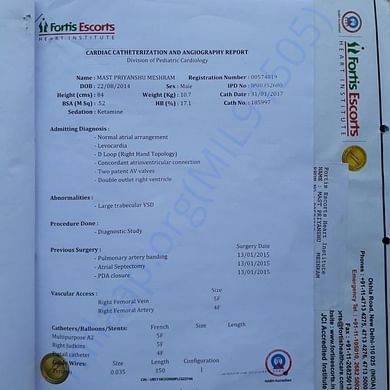 Medical Report