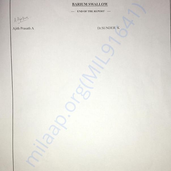 Medical Report