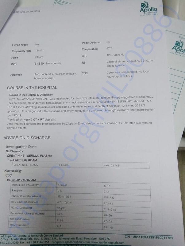 Medical report 2