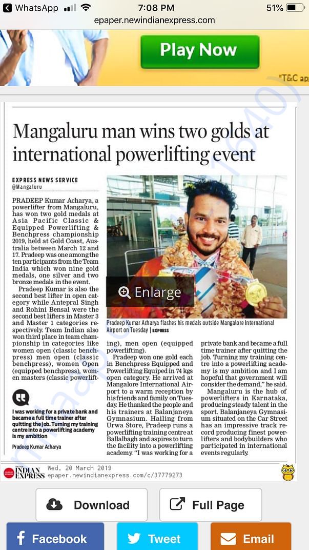 With 2 gold medals