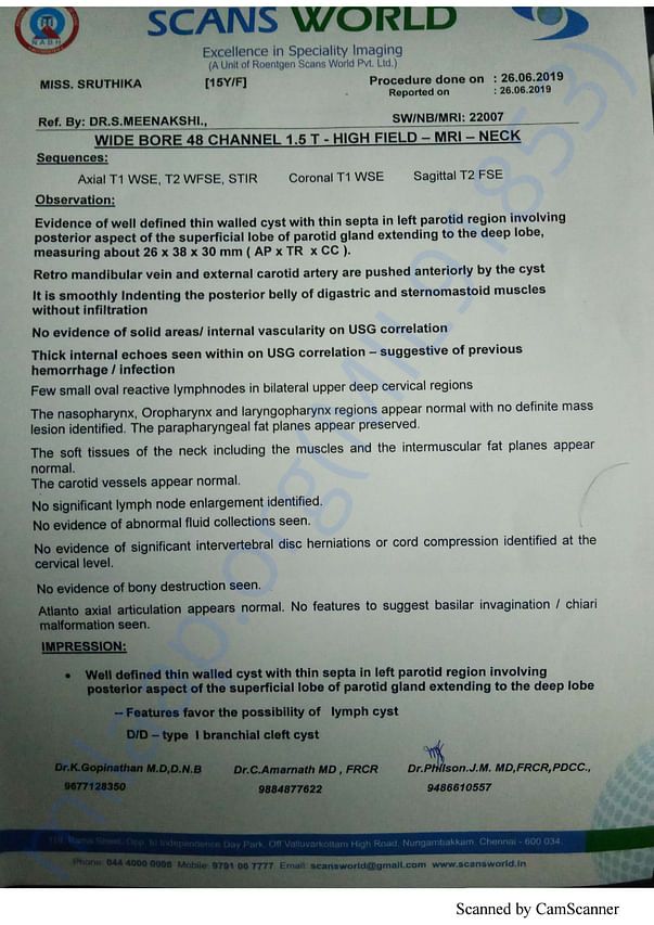 Medical Report